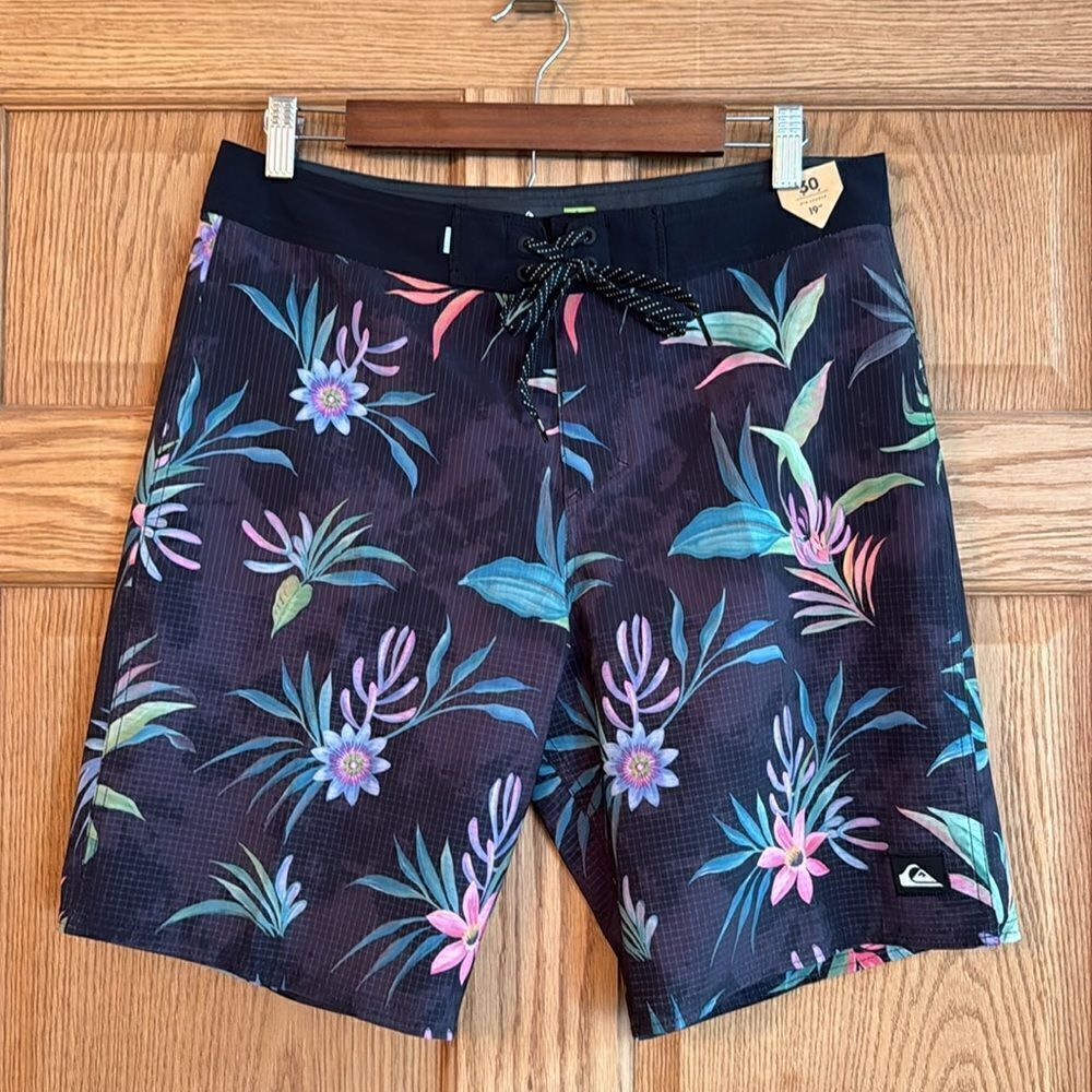 QUICKSILVER Highline Straight Leg 19" Boardshorts *NEW* - Picture 10 of 10